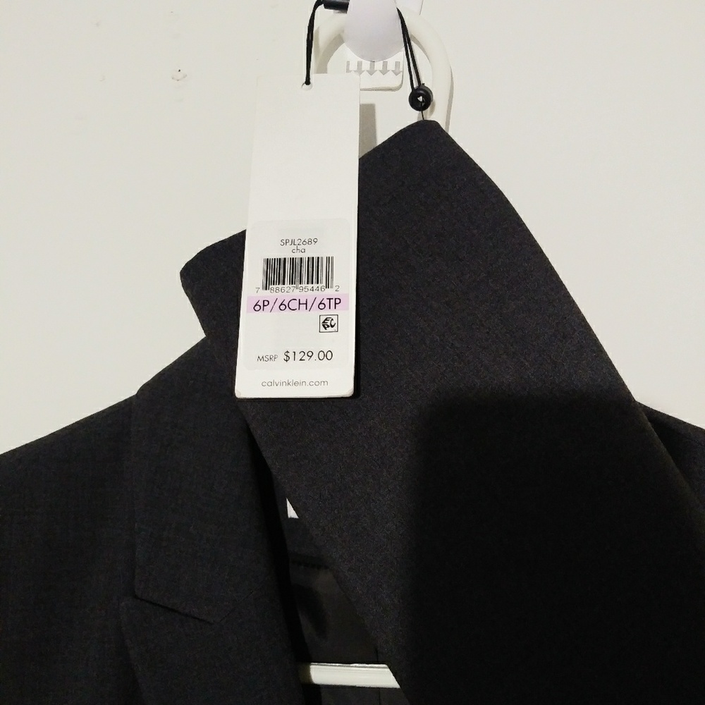 Calvin Klein Petite Grey Blazer